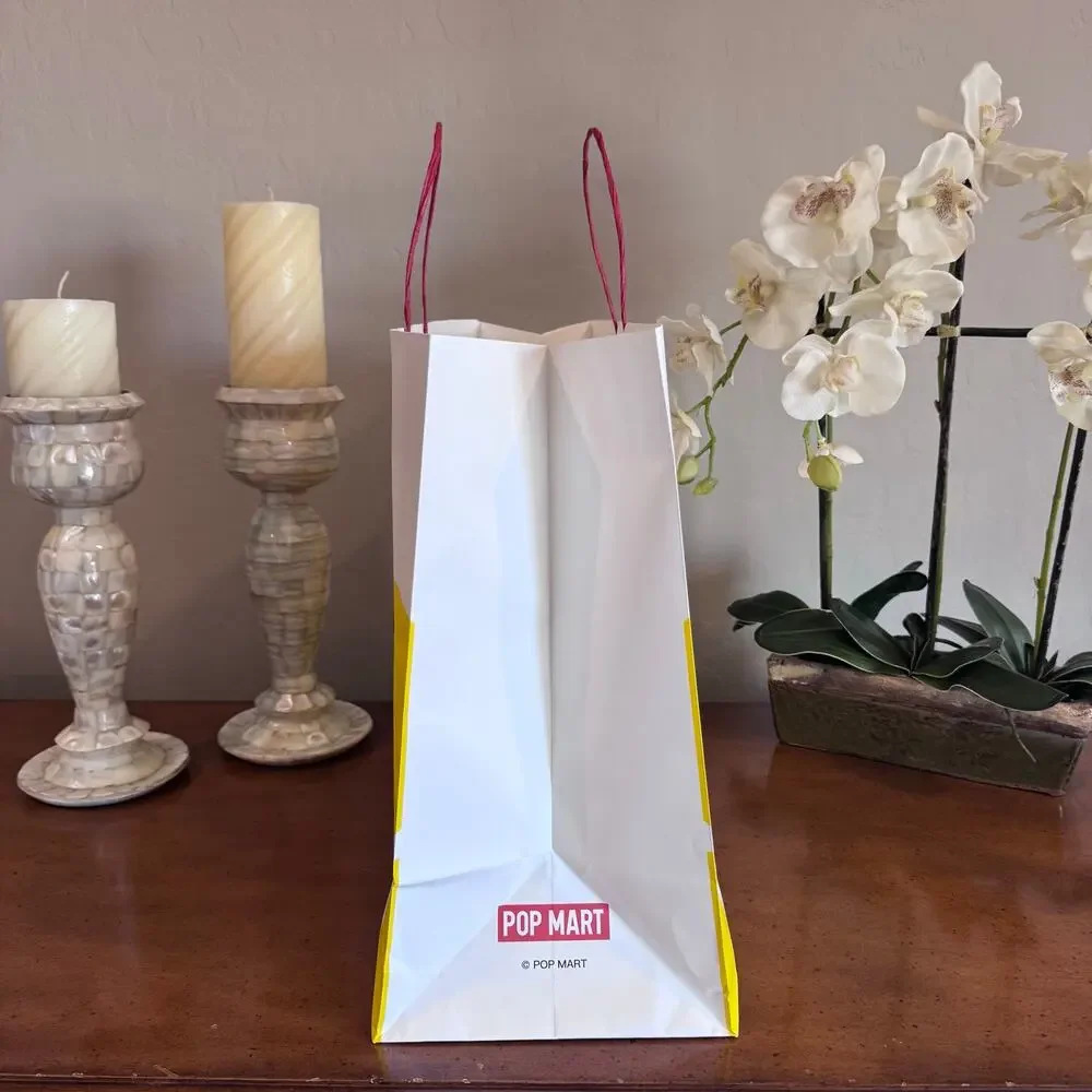 Pop Mart Large Paper Shopping Bag Gift Bag 16.75”x14” Collector